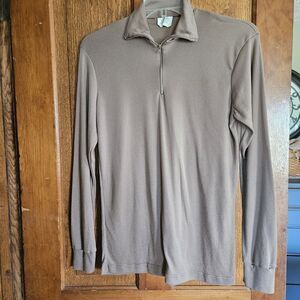 Sekri USGI 1/4‑Zip Cold Weather Moisture‑Wicking Undershirt Mens M Military Gear